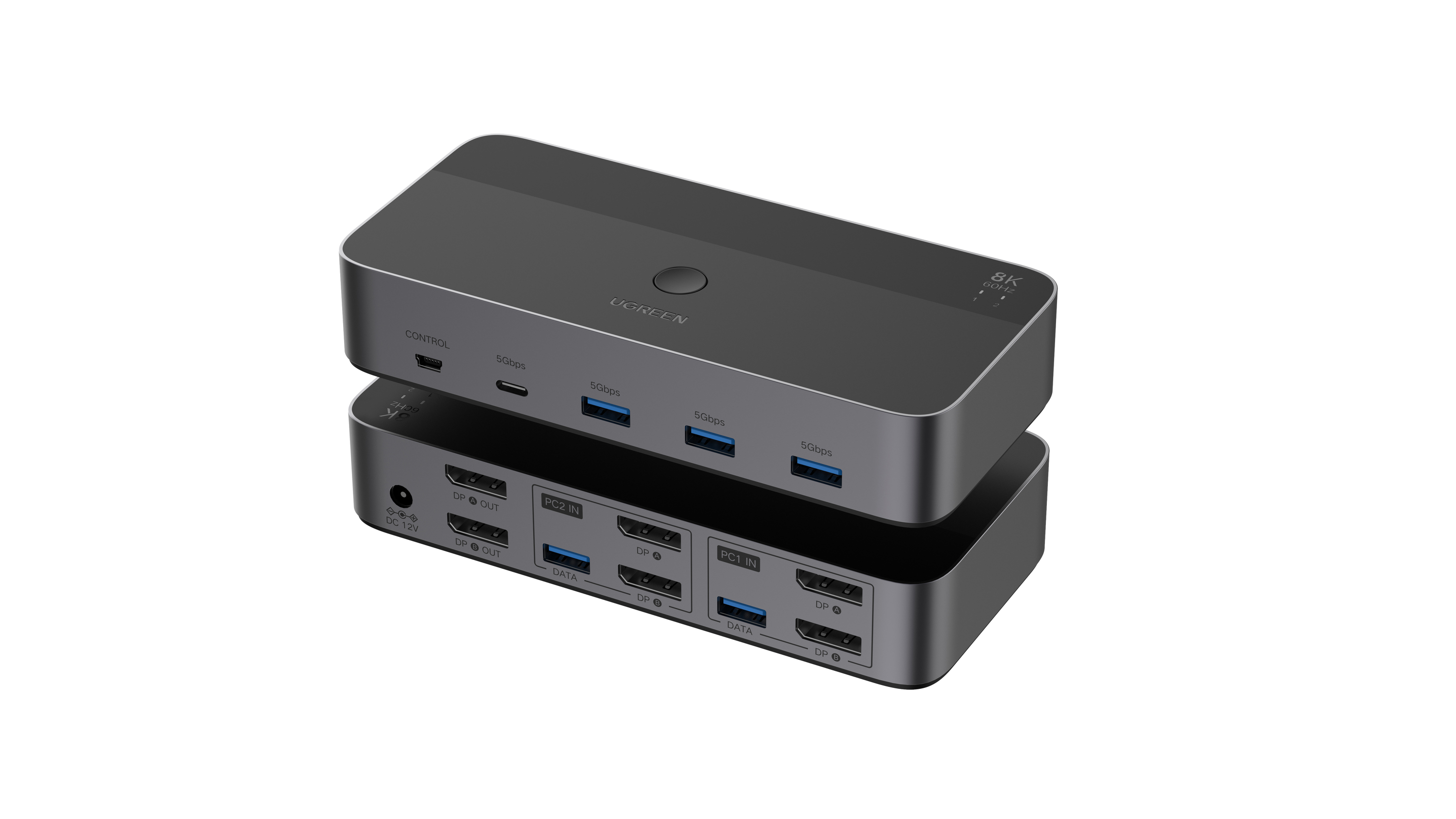 AK700 55851---DP KVM 双显切换器 